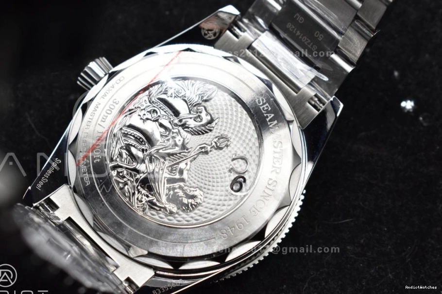 300 Bracelet 1060 Heritage 1:1 Super Tailored on Seamaster SS Edition Black Best Dial VSF Clone A8912 0518